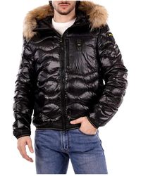 Blauer - Jassen ,Zwart ,Piumino Giubbotto - Lyst