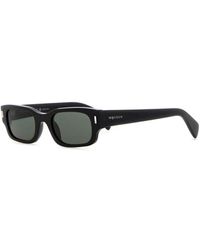 McQueen - Accessoires ,Zwart ,Nylon T-Bar Rivet Panthos Zonnebril - Lyst