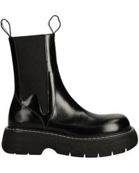 MSGM - Schoenen ,Zwart ,Leer Platform Chelsea Boots - Lyst