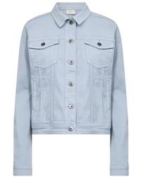 Kaffe - Denim Jackets - Lyst