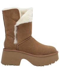 UGG - Schoenen ,Bruin ,Katoen Esmee Mid Boot - Lyst