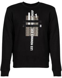 Les Hommes - Rundhals-Pullover - Lyst