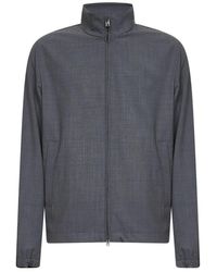 Herno - Jassen ,Grijs ,Wol Light Jacket - Lyst