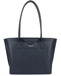 Lancaster - Reißverschluss schultertasche m maya dunkelblau - Lyst
