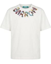 Barrow - Tops ,Wit ,Katoen Jersey T-Shirt - Lyst
