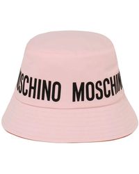Moschino - Bucket Hat Met Logo - Lyst