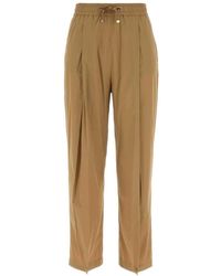 Herno - Broeken ,Bruin ,Straight Broeken - Lyst