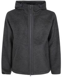 Aspesi - Teddy Zip-Up Hoodie - Lyst