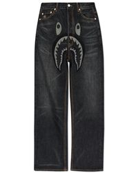 A Bathing Ape - Straight Jeans - Lyst