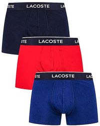 Lacoste - Ondergoed ,Veelkleurig ,Katoen Stretchboxers - Lyst