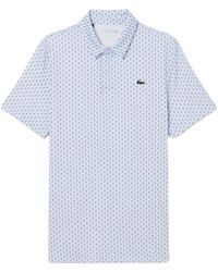 Lacoste - Tops ,Blauw ,Leer T-Shirts En Polo's Lichtblauw - Lyst