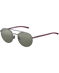 Porsche Design - Stylische sonnenbrille in grau rot/oliv blau,schwarz/dunkelblaue sonnenbrille,blau grau/hellblau sonnenbrille - Lyst