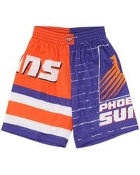 Mitchell & Ness - Korte Broeken ,Veelkleurig ,Polyester Nba Jumbotron 3.0 Basketbalshorts - Lyst