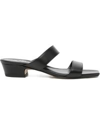 Aeyde - Schoenen ,Zwart ,Leer Kemi Sandalen Met Vierkante Neus - Lyst