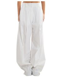 Thelatest - Plissierte Lockere Hose - Lyst