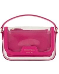 Emporio Armani - Transparent Logo Crossbody Bag - Lyst
