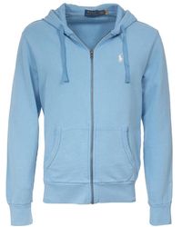 Polo Ralph Lauren - Hoodies & Sweatvesten ,Blauw ,Katoen Zip-Throughs - Lyst