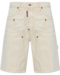 DSquared² - Korte Broeken ,Denim Cargo Denim Shorts - Lyst