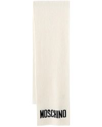 Moschino - Accessoires ,Wol Logo Sjaal - Lyst