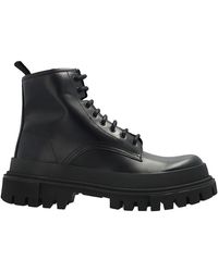 Dolce & Gabbana - Lace-Up Boots - Lyst