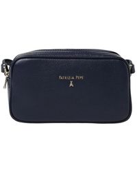 Patrizia Pepe - Schwarze Leder Crossbody Clutch Tasche - Lyst
