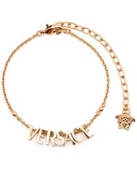 Versace - Logo Bracelet - Lyst