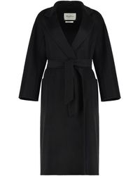 Max Mara - Zwarte Cashmere Iconische Winterjas - Lyst
