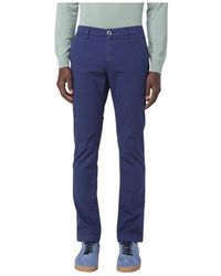 Jacob Cohen - Blaue Hose Für Männer - Lyst