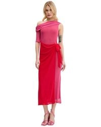 Never Fully Dressed - Cowl Neck Maxi Jurk - Lyst