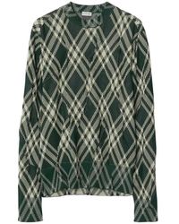 Burberry - Jersey Check - Lyst