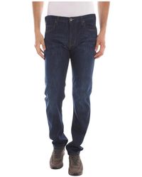 Armani Jeans - Jeans ,Blauw ,Denim Straight Jeans - Lyst