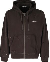 Carhartt - Hoodies & Sweatvesten ,Bruin ,Katoen Hooded Painter Jacket - Lyst