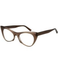 Andy Wolf - Accessoires ,Grijs ,Wol Grijze Cat Eye Optische Monturen - Lyst