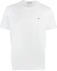 Dondup - Regular-Fit T-Shirt Met Ronde Hals - Lyst