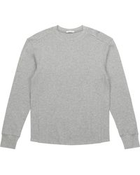Entire studios - Tops ,Grijs ,Katoen Heavy Long Sleeve - Lyst
