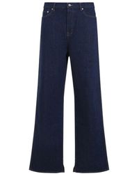 Gucci - Blaue Baggy Jeans Für Männer - Lyst