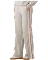 Alix The Label - Gestrickte Sweatpants Mit Weitem Bein Und Seitenstreifen - Lyst