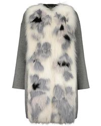 Fendi - Luxe Kasjmier Fox Fur Jas - Lyst