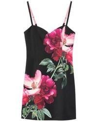 Alice + Olivia - Nina Sweetheart Spaghetti Strap Mini Dress - Lyst