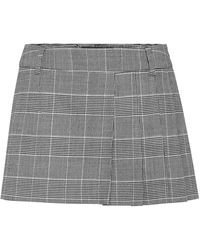 Philipp Plein - Geplooide Korte Rok Prince Of Wales - Lyst