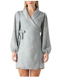Notre-v - Hellblaues Mini Kleid Nv-Fortune - Lyst