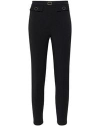 Elisabetta Franchi - Slim-Fit Trousers - Lyst