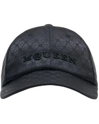 McQueen - Skull Repeat Baseball Cap - Lyst