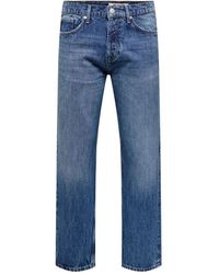 Only & Sons - Straight Jeans - Lyst