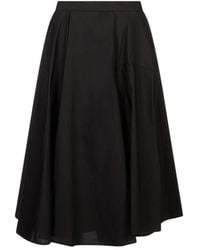 MEIMEIJ - Rokken ,Zwart ,Circle Midi Rok - Lyst
