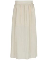 ARMANI EXCHANGE - Rokken ,Polyester Elastische Midi Rok - Lyst