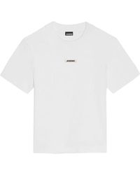 Jacquemus - Weiße T-Shirt Für Frauen - Lyst
