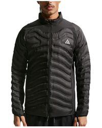 Nike - Fitness ,Zwart ,Leer Lava Loft Therma-Fit Jas - Lyst