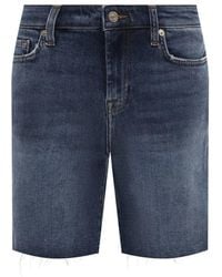 7 For All Mankind - Denim Shorts - Lyst