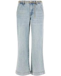 Guess - Jeans ,Blauw ,Denim Stijlvolle Denim Broek - Lyst